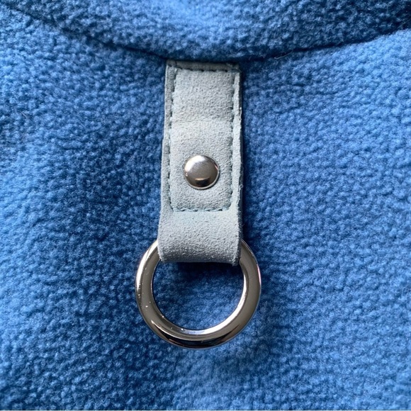 Gooby Fleece Vest, Small Dog Pullover Fleece Jacket with Leash Ring - Picture 6 of 7